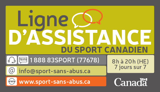 Ligne dassistance du Sport Canadien logo